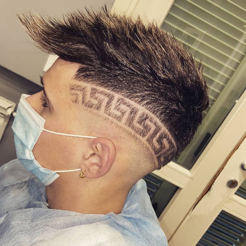 Hair Tattoo a Greca