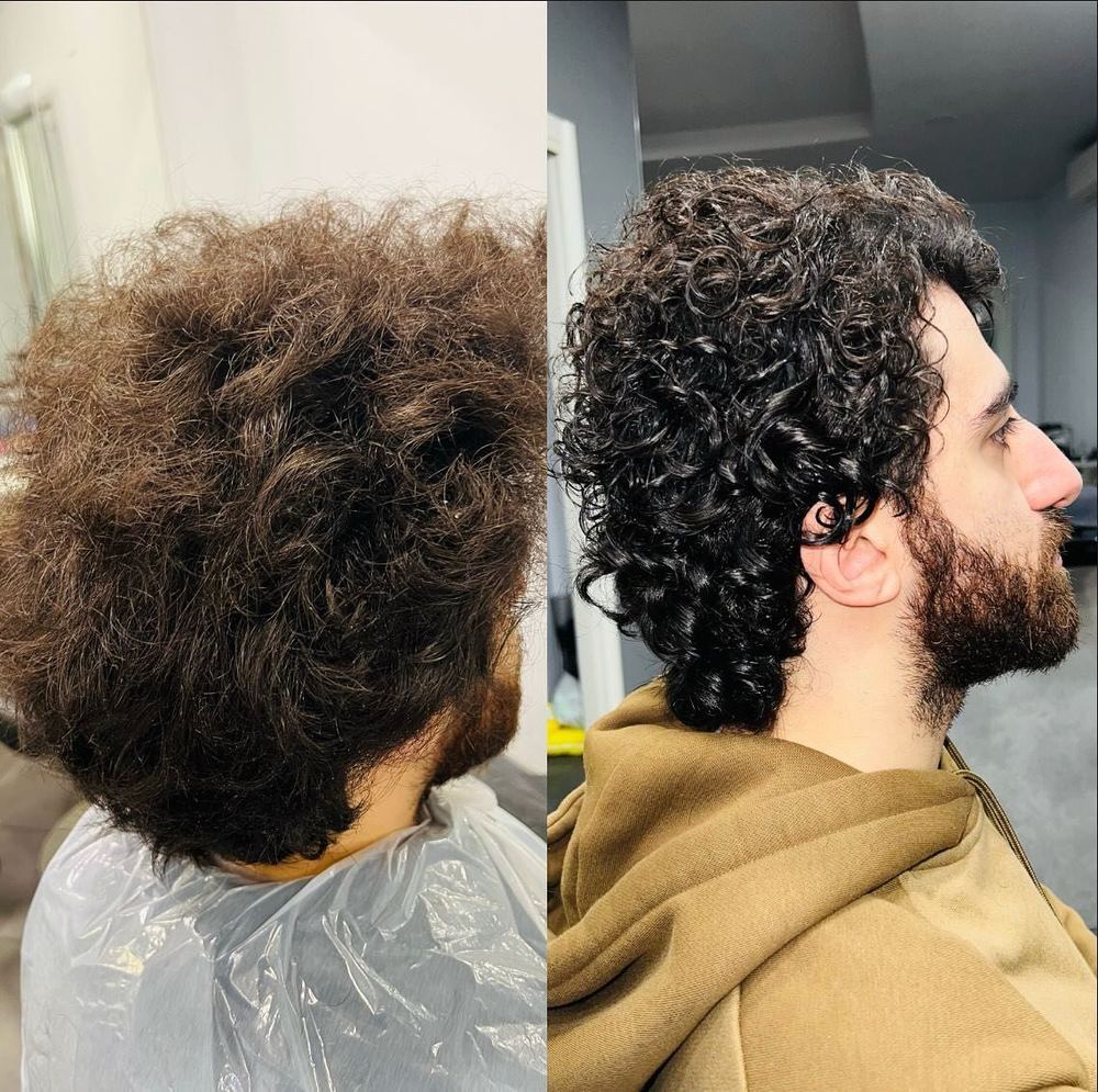 Permanente Curly: Prima e Dopo